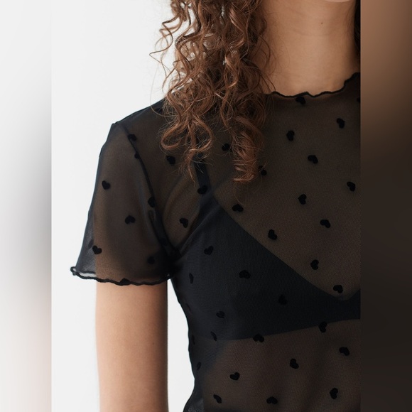 LAZY OAF Flock Off Sheer Tee - Picture 3 of 3